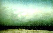 Caspar David Friedrich monk by the sea oil painting